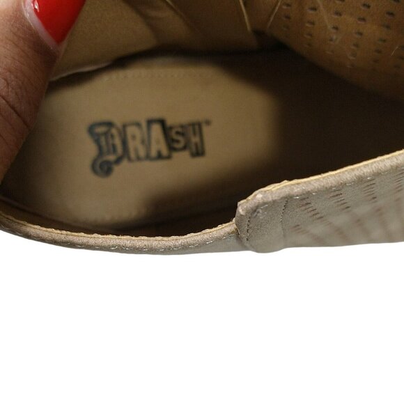 Brash Open Toe Booties Cut Out Block Heel Women Size 8.5 Tan Brown Zipper - Picture 7 of 9